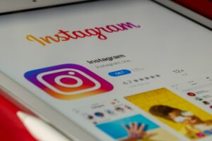 Social media platforms like Instagram utilized for internet marketing services.